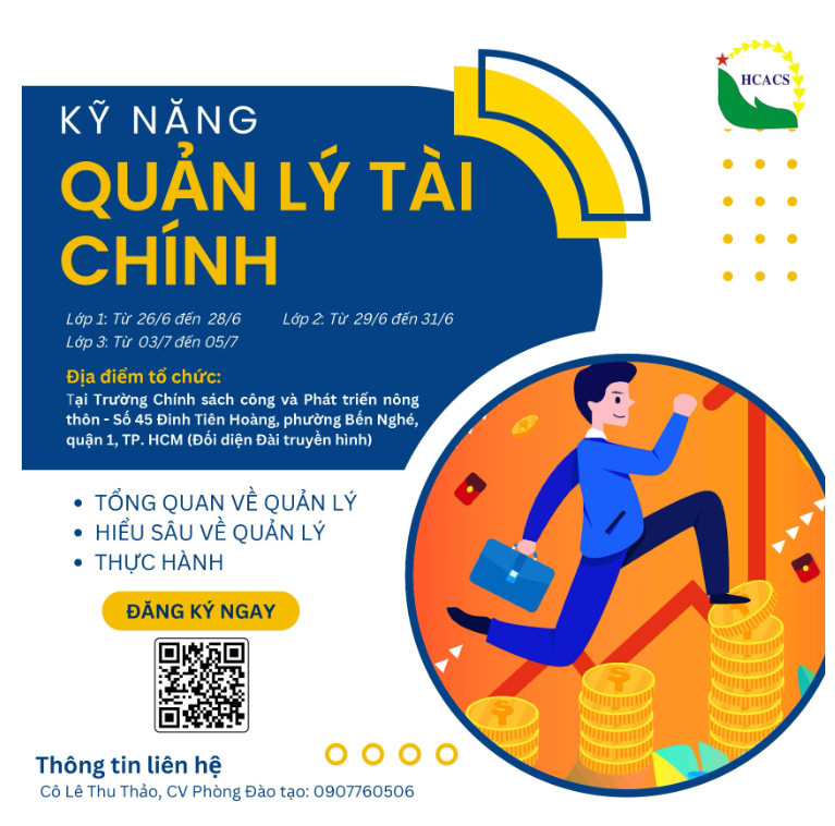 Chiêu sinh lớp kỹ năng quản lý tài chính