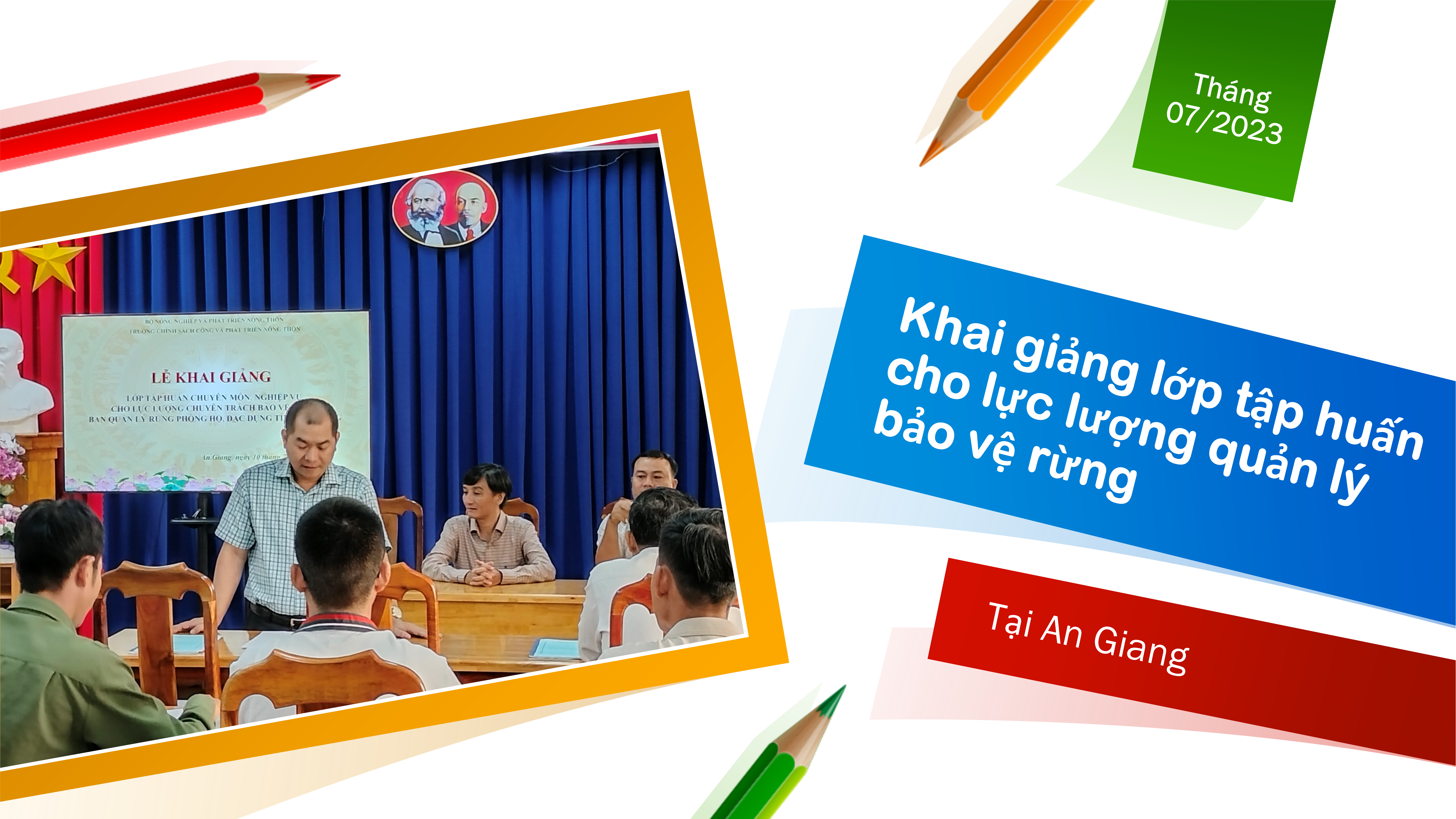 Tổ chức lớp tập huấn chuyên môn nghiệp vụ cho lực lượng chuyên trách bảo vệ rừng, ban quản lý rừng phòng hộ, đặc dụng tỉnh An Giang