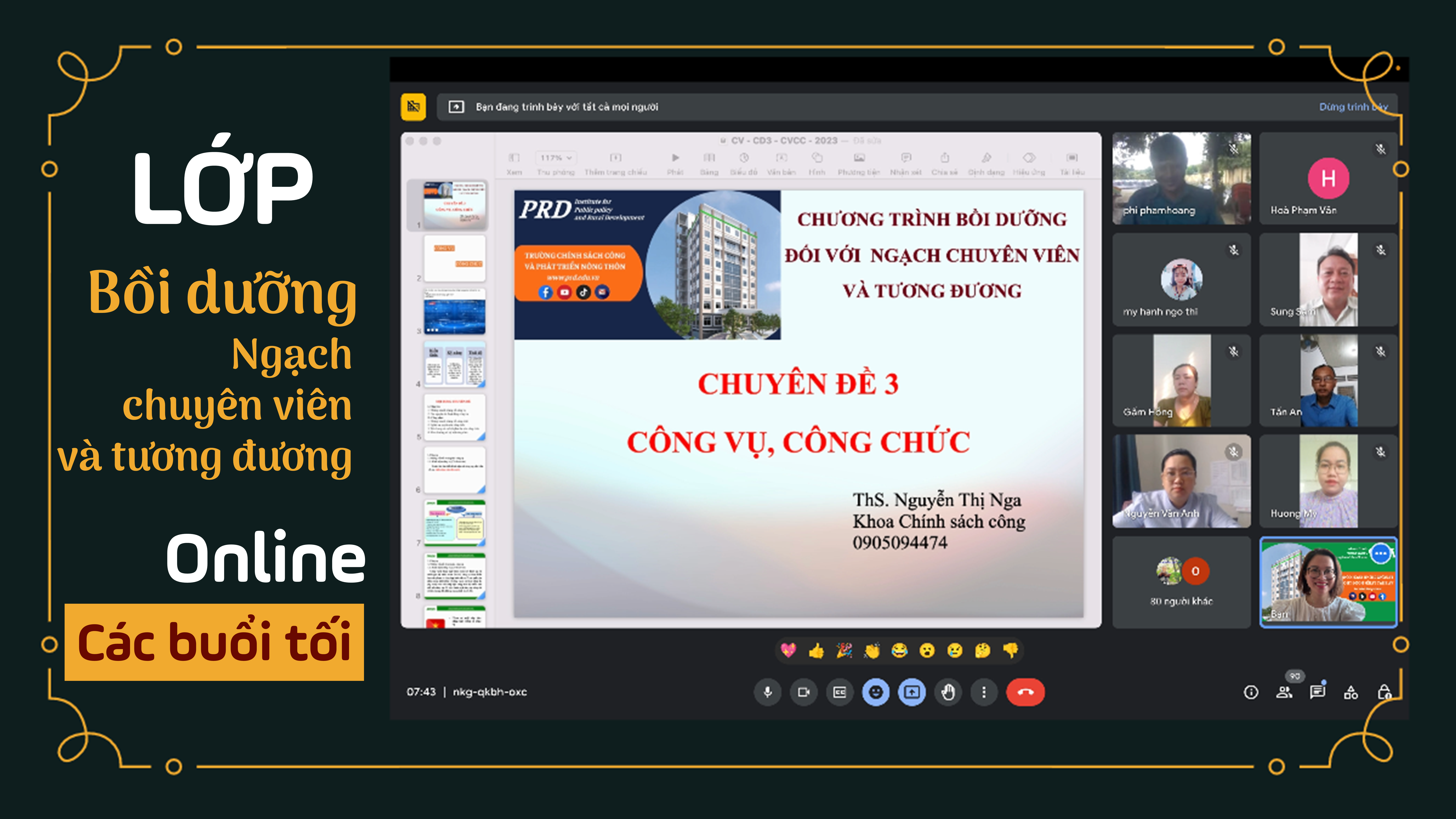 Công vụ – Công chức. Đây là một trong những chuyên đề nằm trong chương trình bồi dưỡng NGẠCH CHUYÊN VIÊN, cung cấp các kiến thức từ lý luận đến thực tiễn về hoạt động công vụ, các quyền và nghĩa vụ của công chức và các kiến thức về pháp lý