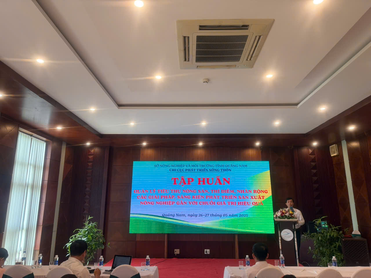 Lớp Quản lý tiêu thụ nông sản, thí điểm, nhân rộng các giải pháp, sáng kiến phát triển sản xuất nông nghiệp gắn với chuỗi giá trị hiệu quả tại Thành phố Tam Kỳ