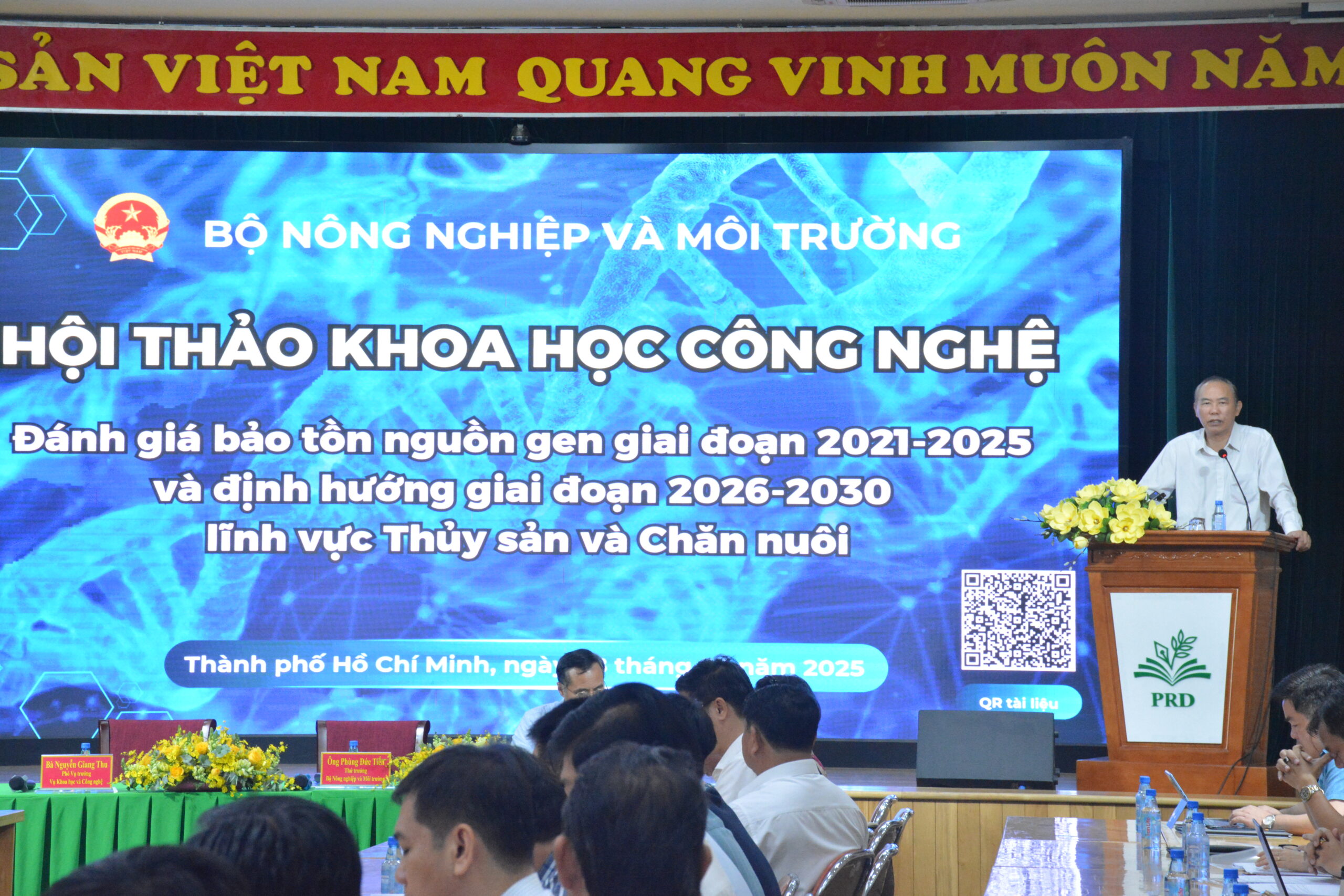 Hội thảo khoa học công nghệ Đánh giá, bảo tồn nguồn gen giai đoạn 2021-2025 và định hướng giai đoạn 2026-2030 lĩnh vực Thủy sản và Chăn nuôi