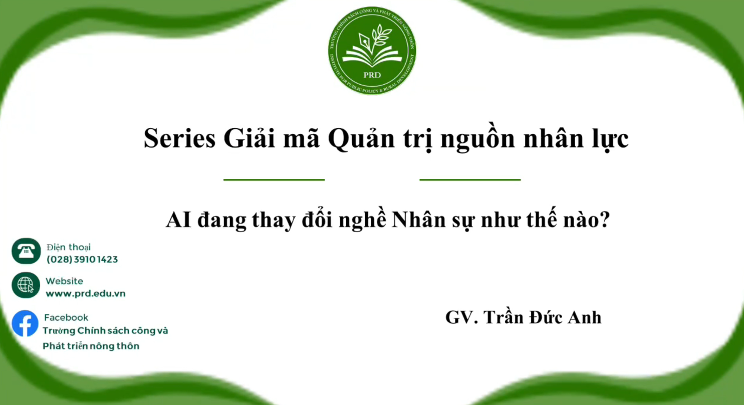AI Đang Thay Đổi Nghề Nhân Sự Như Thế Nào?