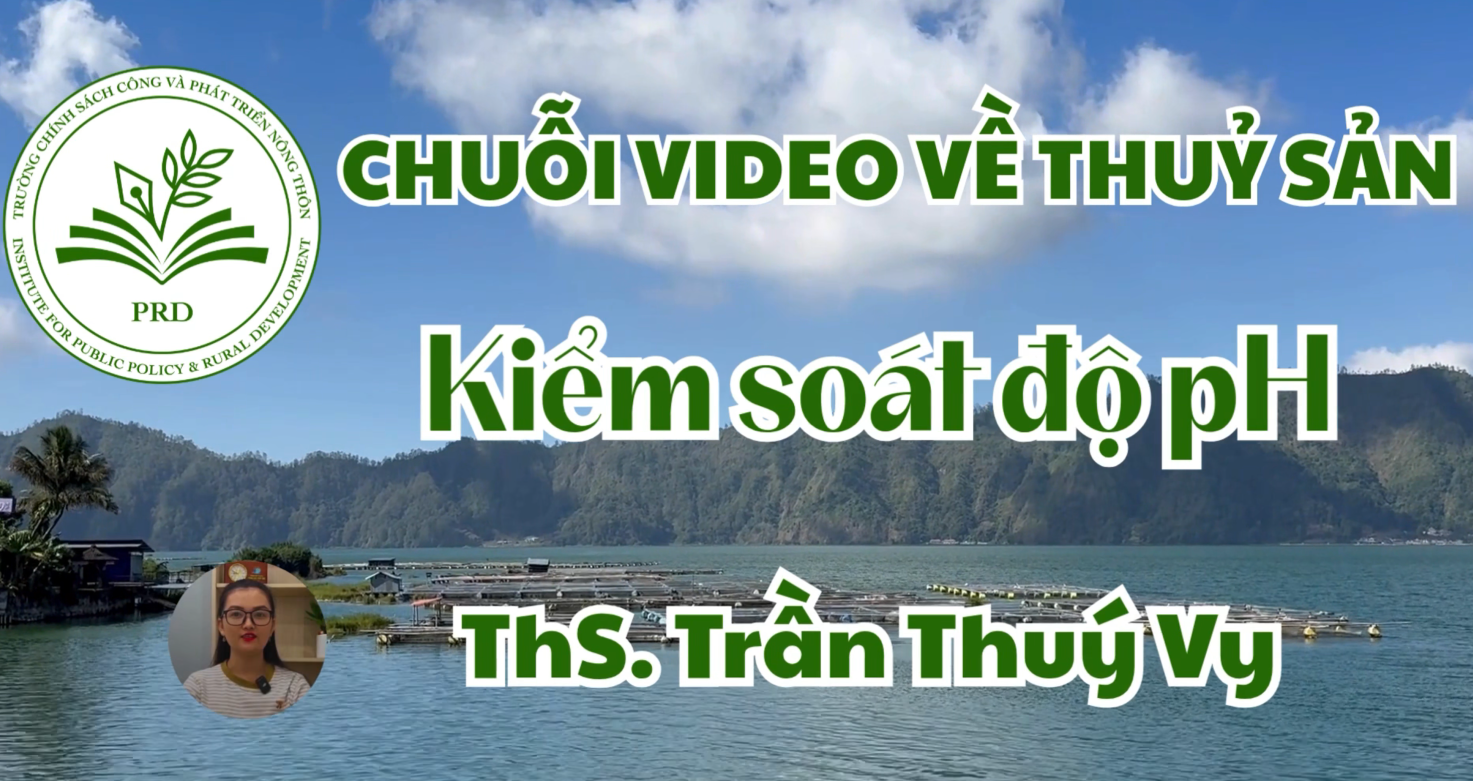 KIỂM SOÁT ĐỘ pH TRONG NUÔI ỐC BƯU ĐEN
