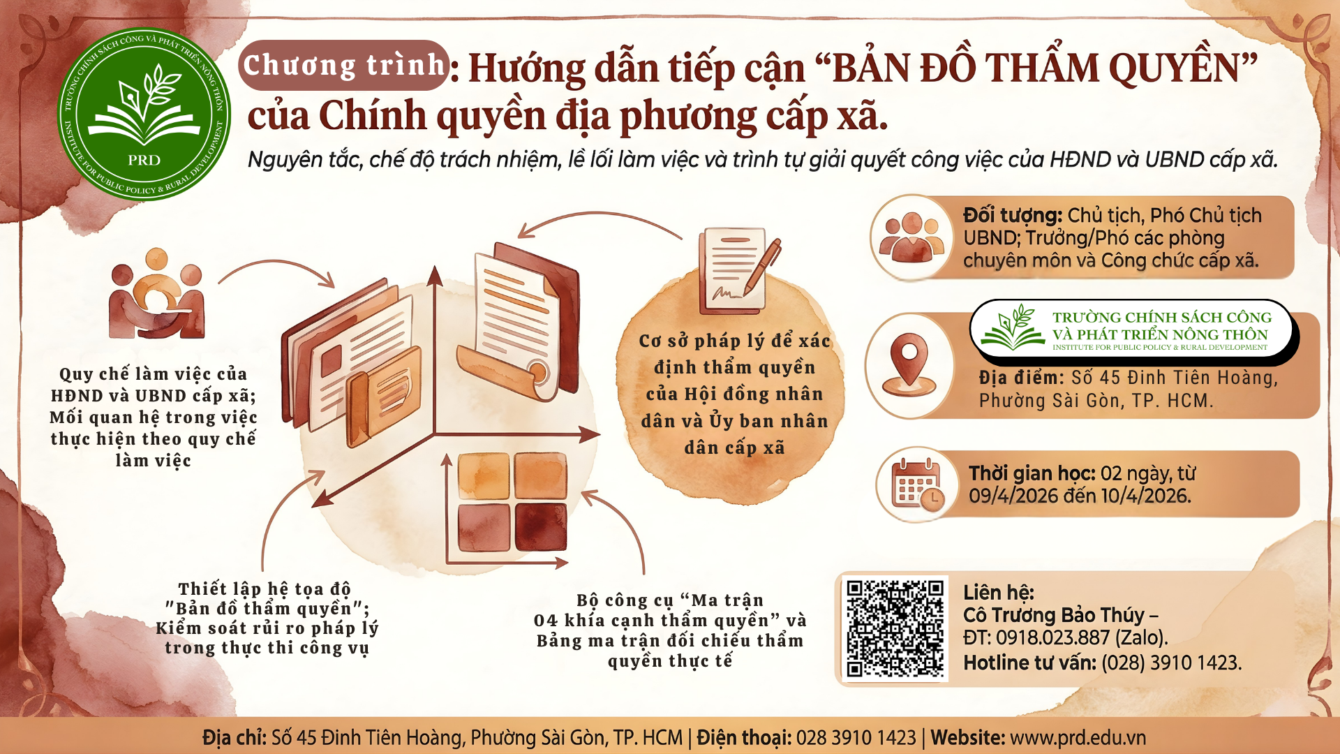 Khai giảng lớp bồi dưỡng “Bản đồ thẩm quyền” cho cán bộ cấp xã theo Nghị định mới 2026