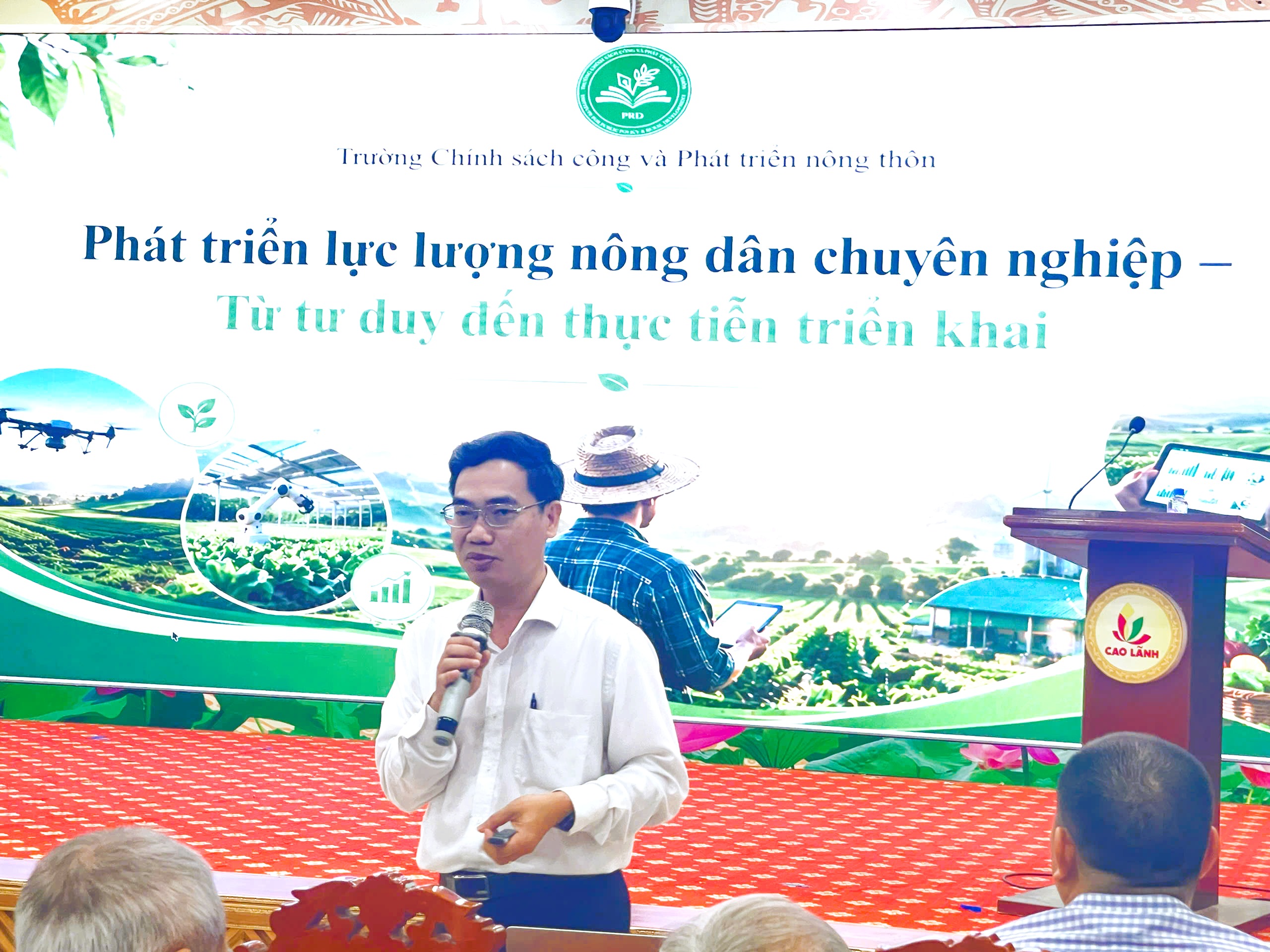 Hành Trình Xây Dựng “Nông Dân Chuyên Nghiệp” Tại Đất Sen Hồng Đồng Tháp